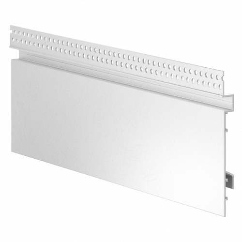 100MM ALUM SKIRTING WITH INSERT (BEVEL TOP) X 3600