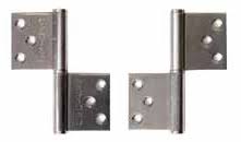 ROCYORK LIFT OFF HINGE STAINLESS STEEL FINISH-LH